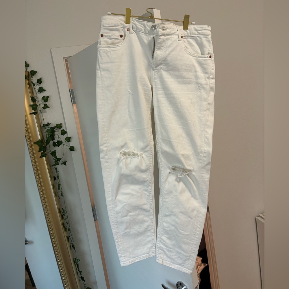 Zara mid rise straight leg jeans